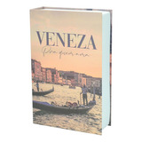 Livro Cofre Decorativo Camuflado 24cm X 16cm Veneza Cor Cinza-escuro