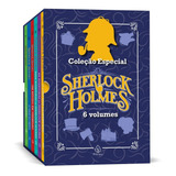 Livro Coleção Especial Sherlock Holmes Box Com 6 Livros