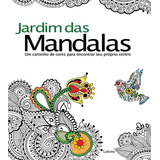 Livro Colorir Adulto Arte Antiestresse Jardim