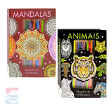 Livro Colorir Mandalas E Animais Antiestresse