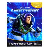 Livro Com 10 Miniaturas Lightyear Ao Infinito E Alem