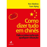 Livro Como Dizer Tudo Em Chinês