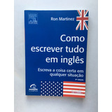 Livro Como Escrever Tudo Em Inglês Ron C983