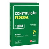 Livro Constituição Federal Cf De Bolso, 7ª Edição 2024, De Equipe Rideel. Editora Rideel, Capa Mole, Edição 7ª Em Português, 2024