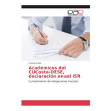 Livro Cucosta dese Academics Declaração Anual Do Isr 