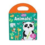 Livro De Adesivos De Geleia Para Crianças De 2 A 4 Anos Livro De Adesivos Reutilizáveis Para Crianças 36 Peças De Adesivos De Animais Livro Ocupado Silencioso Atividades De Aprendizagem Pré Escolar Para Crianças De 3 A 6 Anos