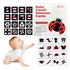 Livro De Bebe Sensorial Kit Cartas Montessorianas Dupla Face