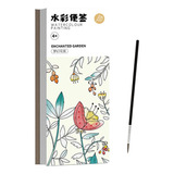 Livro De Bolso Para Pintura Em Livros Para Colorir Jardim
