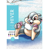 Livro De Colorir Para Adultos Disney Hiver Inverno coloriages Mystères Importado Frances