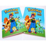 Livro De Colorir Pokémon 60 Desenhos + Mini Giz Cortesia
