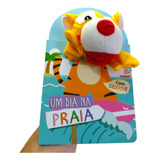 Livro De Fantoche Com Dedoche Um Dia Na Praia Editora Pé Da Letra Livros Infantis