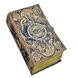 Livro De Feitiços Vintage De Couro Livro De Feitiços Em Branco Borda De Baralho Papel Grimório Impresso Diário De Terceiro Olho Suprimentos De Bruxaria Espiral Diário Gótico Livro Vintage Para Homens