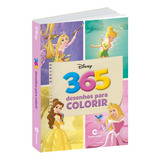 Livro De Pintura Princesas Disney Menina 365 Para Colorir