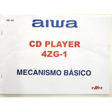Livro Diagrama Esquemático Aiwa Cd Player 4zg-1 Mecanismo Básico