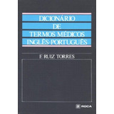 Livro Dicionário De Termos Médicos Inglês Português
