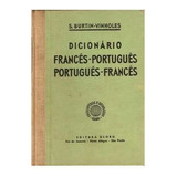 Livro Dicionário Francês português P S  Burtin vinholes
