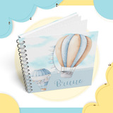 Livro Do Bebê Balão De Ar Menino Recordações Até 5 Anos