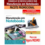 Livro E Dvd Aula Manutenção Em Notebooks com 4 Dvds 