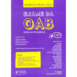 Livro Exame Da Oab Volume Único 1 Fase 4 Edição Flávia Cristina E Outros orgs 2015 