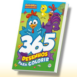 Livro Infantil 365 Desenhos Para Colorir Galinha Pintadinha Infantil Divertido Educativo