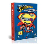 Livro Infantil Box De Histórias 6 Livrinhos Cartonados Capa Super Dura Leitura - Superman As Histórias Do Homem Aço