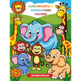 Livro Infantil De Animais Para Colorir Formato Em Pdf