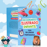 Livro Infantil Educativo Dicionário Ilustrado Da Língua Portuguesa Ilustrações Para Crianças