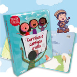Livro Infantil Musical Corinhos E Cantigas Cristãs 14 Musicas Com Qr Code Ensinamentos Bíblia Capa Dura 0 A 8 Anos