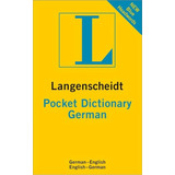 Livro Langenscheidt Pocket German Dictionary dicionário Alemão inglês Inglês alemão Editora Langenscheidt 2006 