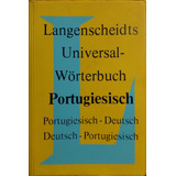Livro Langenscheidts Universal worterbuch Portugiesisch bolso Portugiesisch deutsch Deutsh portugiesisch Braur Fátima Vieira Figueiredo Braur Uwe 1978 