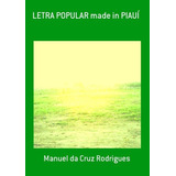 Livro Letra Popular Made In Piauí