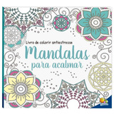 Livro Livro De Colorir Antiestresse Mandalas Para Acalmar