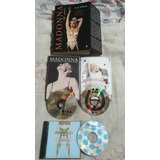 Livro Madonna 50 Anos Lucy O'brien + 2 Dvd Live Down Under / What It Feels Like For A Girl + Cd The Immaculate Collection N18