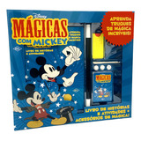 Livro Mágicas Com Mickey Diversão E Truques Infantil