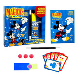 Livro Mágicas Truques Mickey Kit Com Acessórios