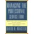 Livro Managing The Professional Service Firm De David H. Maister Pela Free Press (1997)