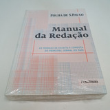 Livro Manual Da Redação As Normas De Escrita E Conduta Do Principal Jornal Do País Folha De S Paulo V573