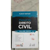 Livro Manual De Direito Civil Volume Único 10a. Edição Ano: 2020 Flávio Tartuce Capa Dura Editora Método S58