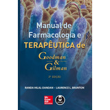 Livro Manual De Farmacologia E Terapêutica De Goodman Gil
