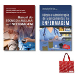 Livro Manual Do Técnico De Enfermagem Calculo De Medicamentos Farmacologia Combo Com 2 Livros
