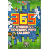 Livro Minecraft 365 Atividades E Desenhos Para Colorir 
