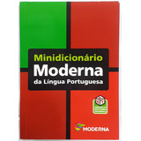 Livro Minidicionário Moderna Da Língua Portuguesa