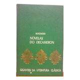 Livro Novelas Do Decameron   Giovanni Boccaccio  1971 