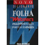 Livro Novo Dicionário Folha Webster's Inglês Português