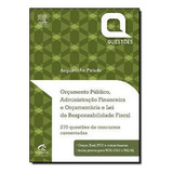 Livro Orcamento Publico Administracao Financeira E Orcament