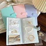 Livro Organizador De Jóias Colorido Com Sacos Zip Individuais