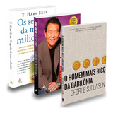 Livro Os Segredos Da Mente Milionária Pai Rico Pai Pobre Homem Mais Rico Da Babilônia