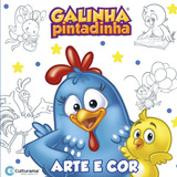 Livro Para Colorir Galinha Pintadinha Infantil Grande