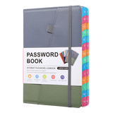 Livro Password Keeper Com Guias Alfabéticas Coloridas E Duas