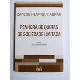 Livro Penhora De Quotas De Sociedade Limitada